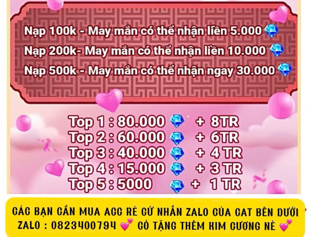 NHẮN TIN ZALO: 0823400794 CỦA CAT ĐỂ MUA AC GIÁ RẺ & TẶNG KIMCƯƠNG